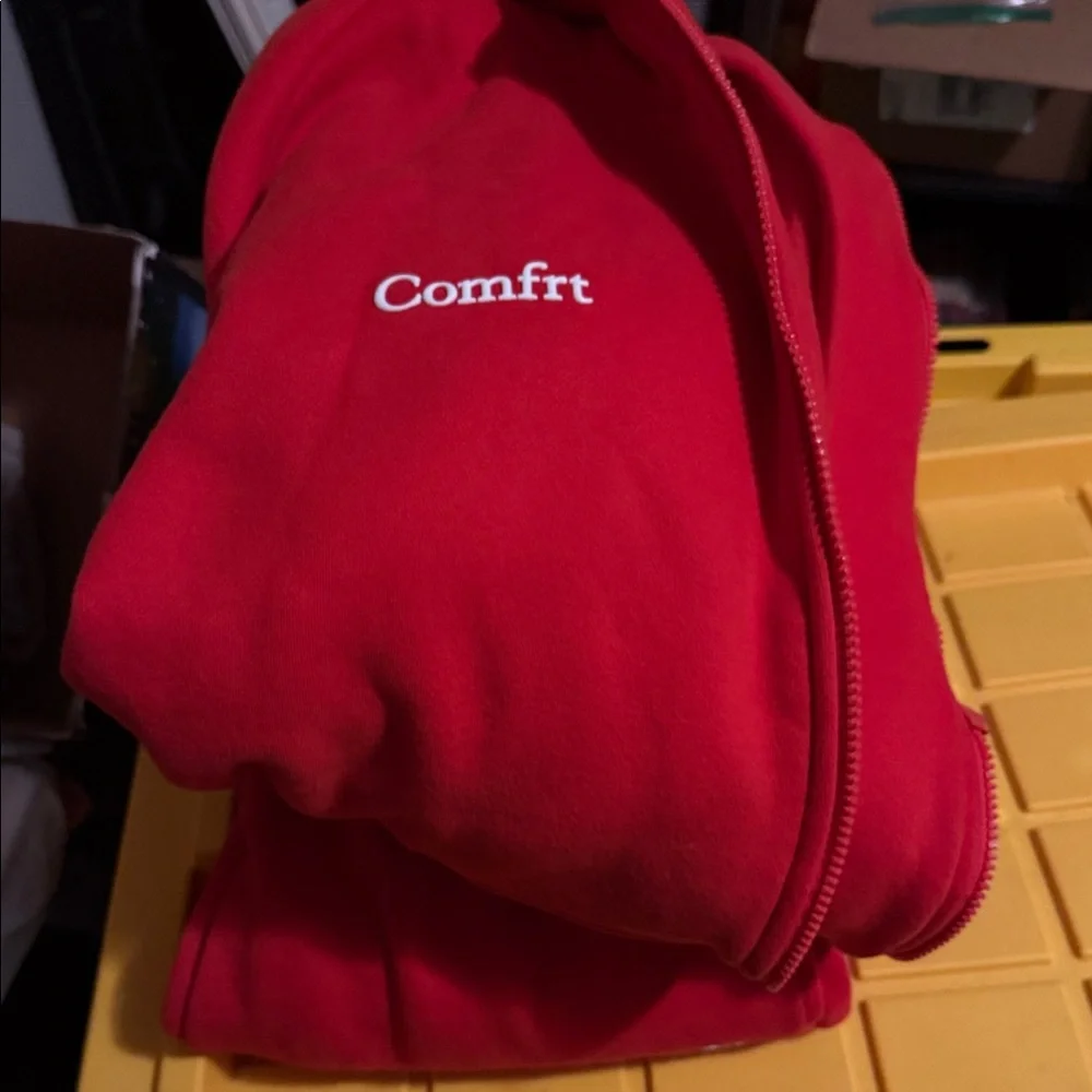 Comfrt Vibrant Red Women's Track Pants - Picture 1 of 4
